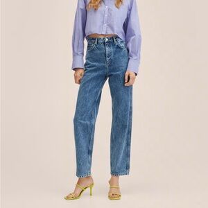 Mango high rise taper jeans - 4